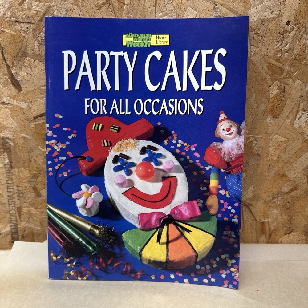 VTG Party Cakes For All Occasions Decorating Book Australian Womens Weekly‎ DIY